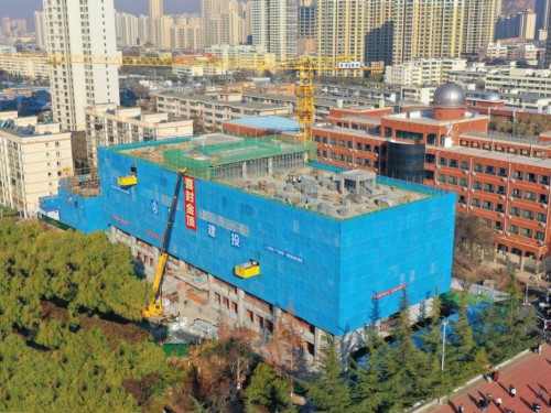 賦能教育發(fā)展 西北師大附中綜合教學(xué)樓項(xiàng)目穩(wěn)步推進(jìn)